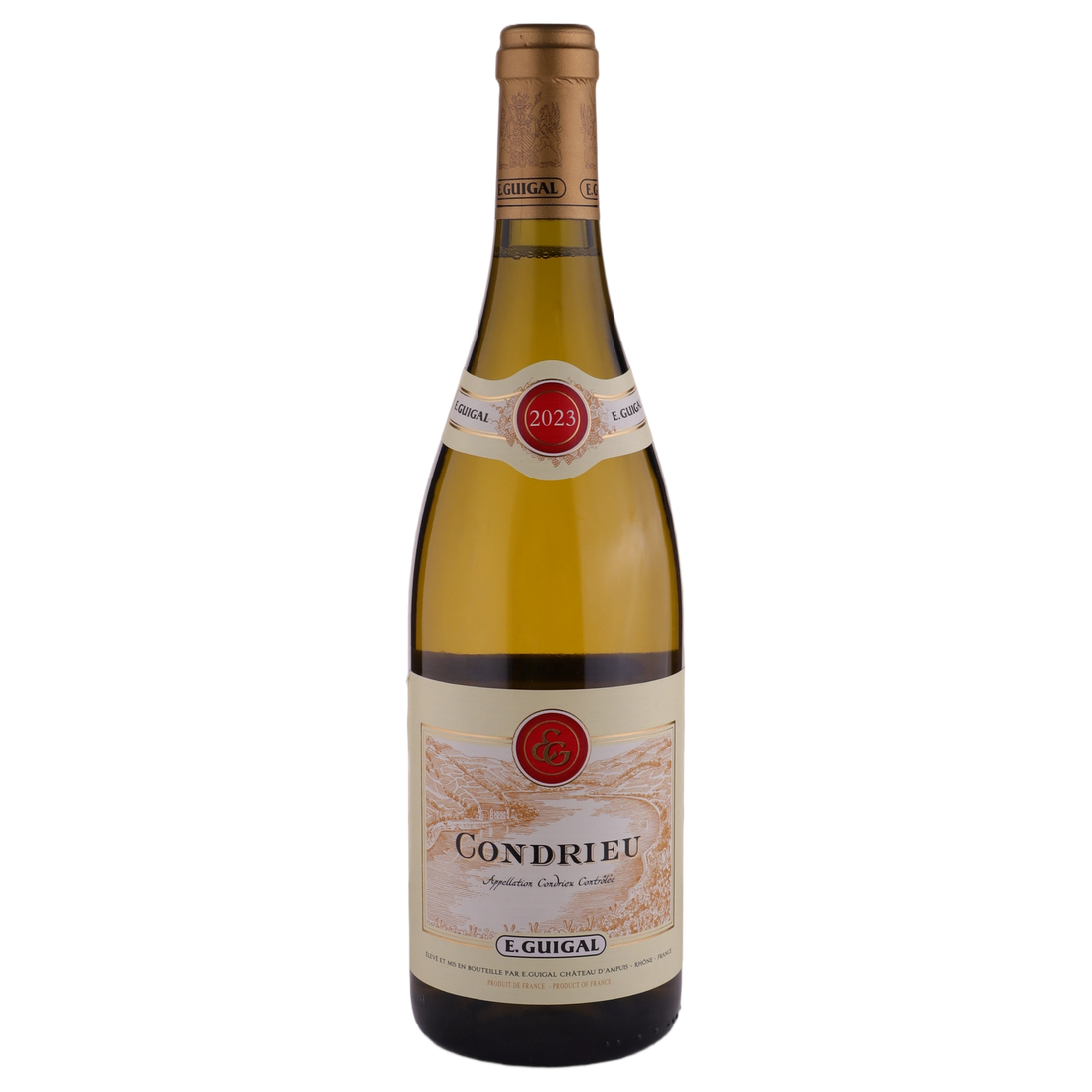 A bottle of 2023 Guigal Condrieu 750ml White Wine