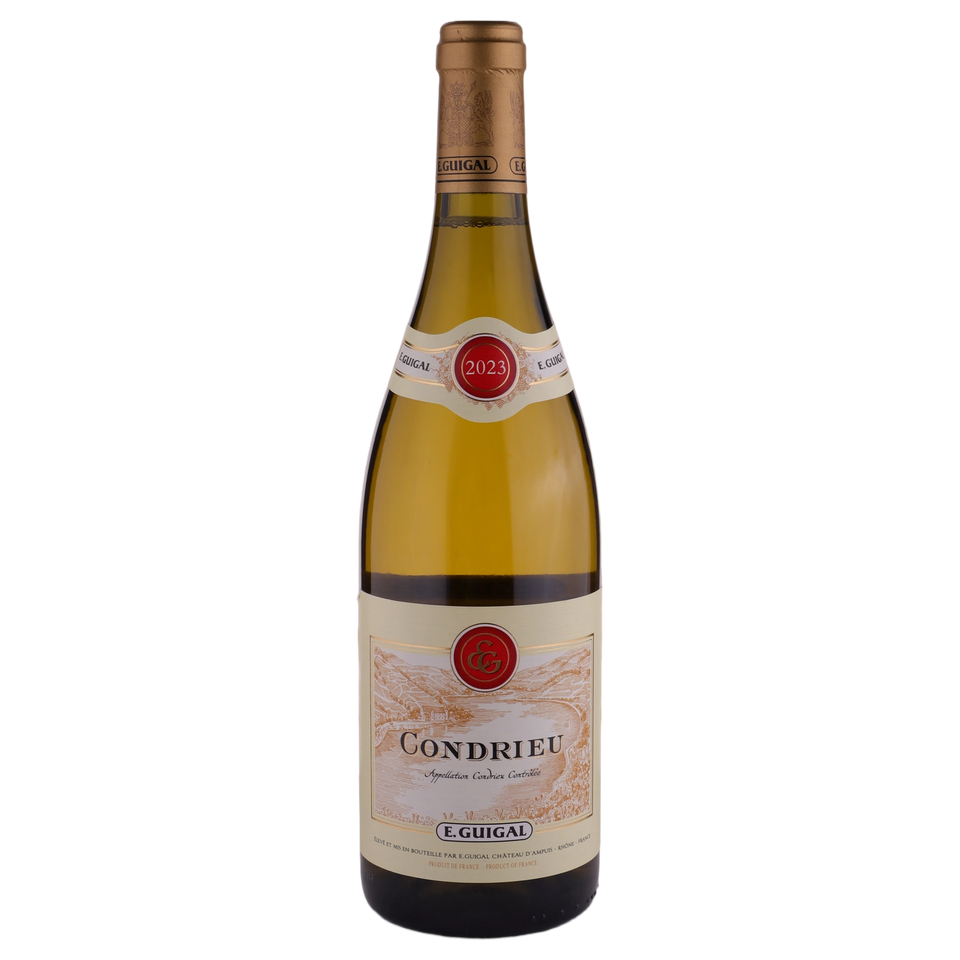 A bottle of 2023 Guigal Condrieu 750ml White Wine