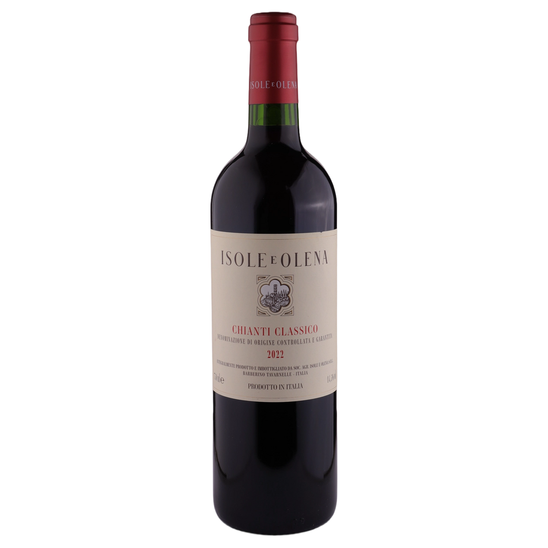 A bottle of 2022 Isole e Olena Chianti Classico 750ml Red Wine