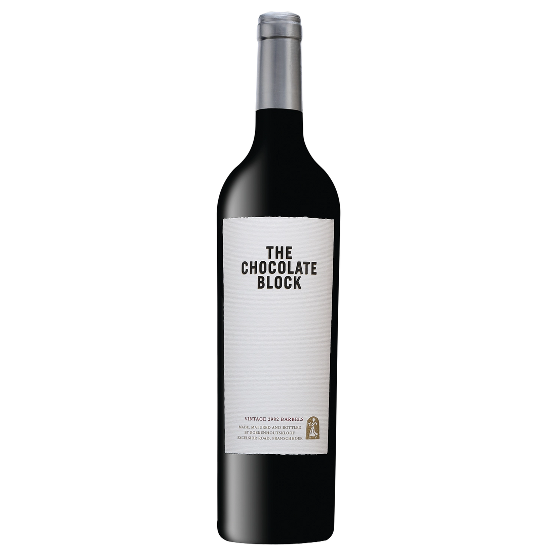 A bottle of 2023 Boekenhoutskloof The Chocolate Block 750ml Red Wine