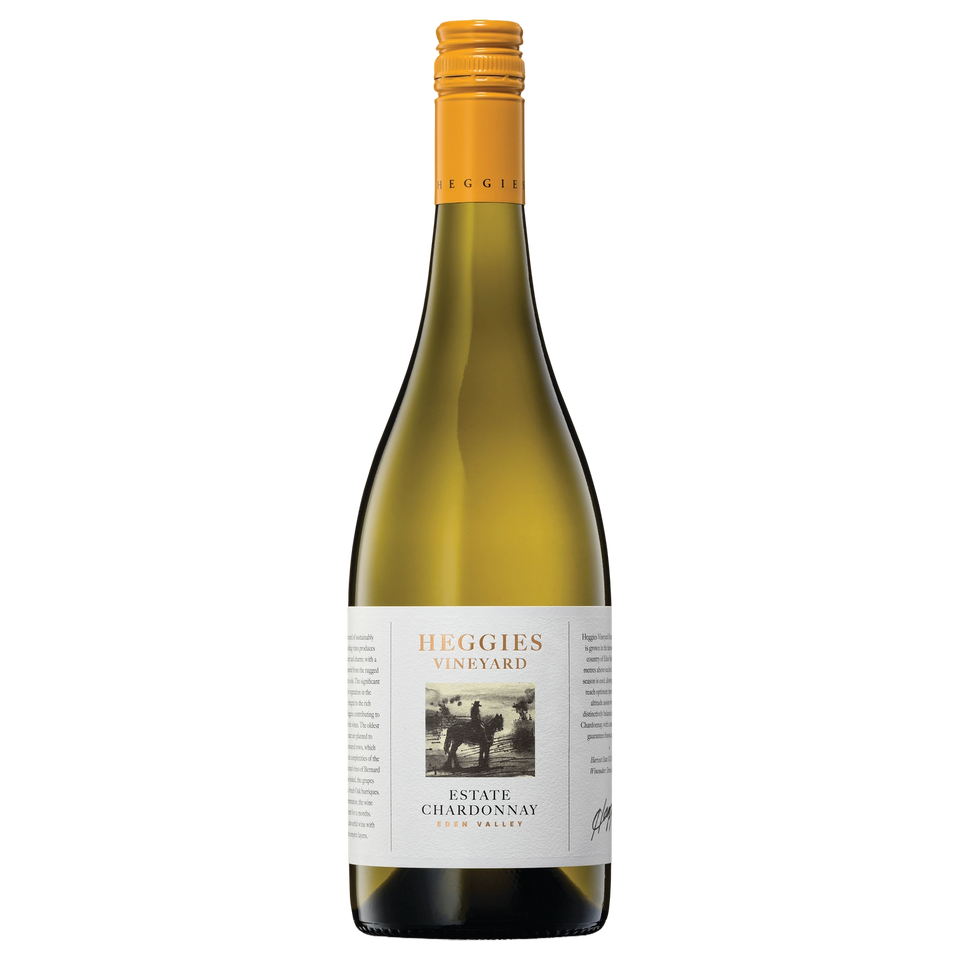 A bottle of 2024 Heggies Vineyard Estate Eden Valley Chardonnay 750ml White Wine