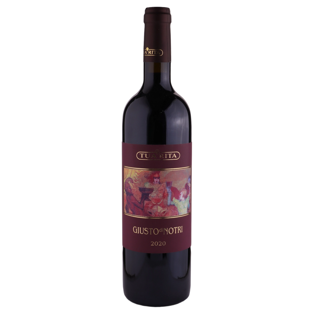 A bottle of 2020 Tua Rita Giusto di Notri 750ml Red Wine