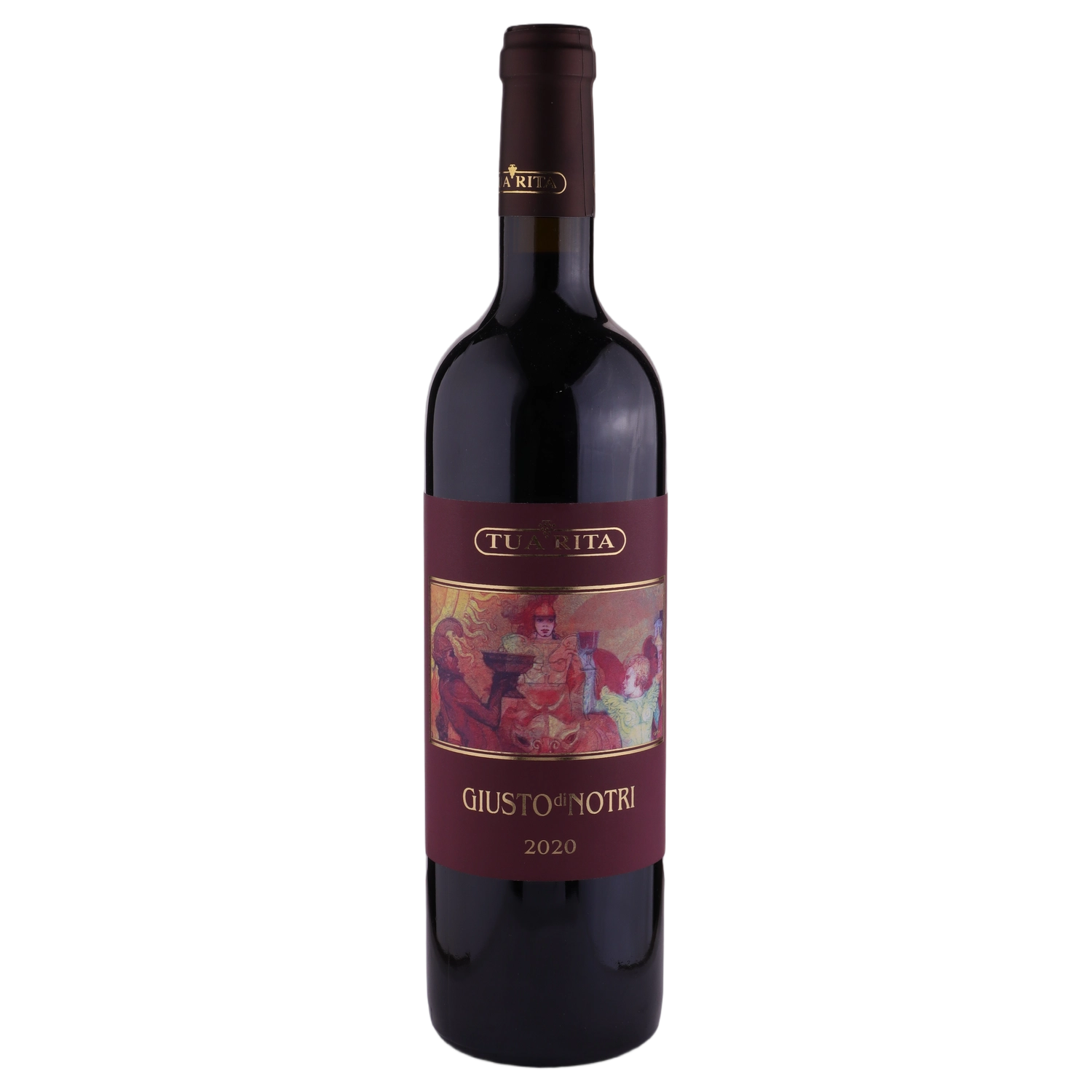 A bottle of 2020 Tua Rita Giusto di Notri 750ml Red Wine