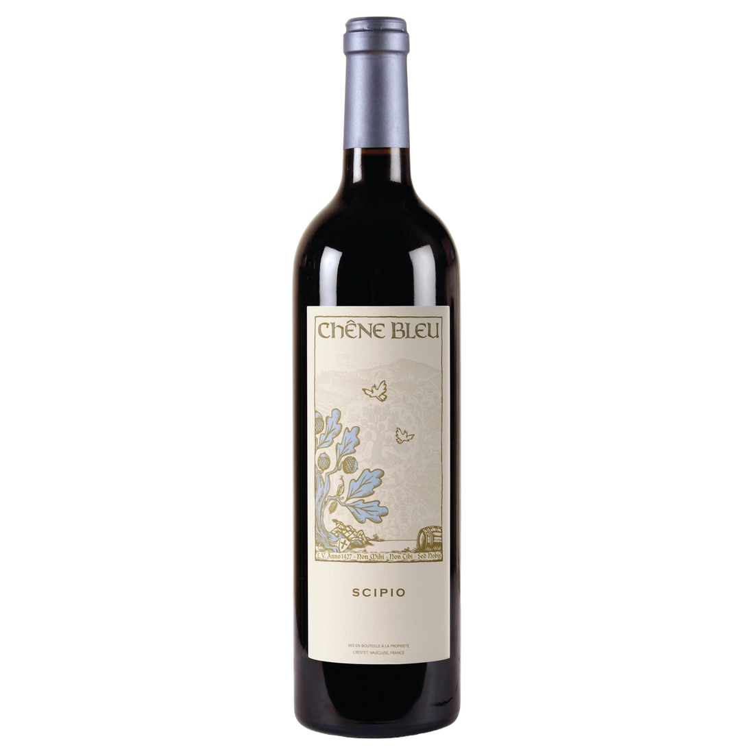 A bottle of 2018 Chêne Bleu Scipio 750ml Red Wine