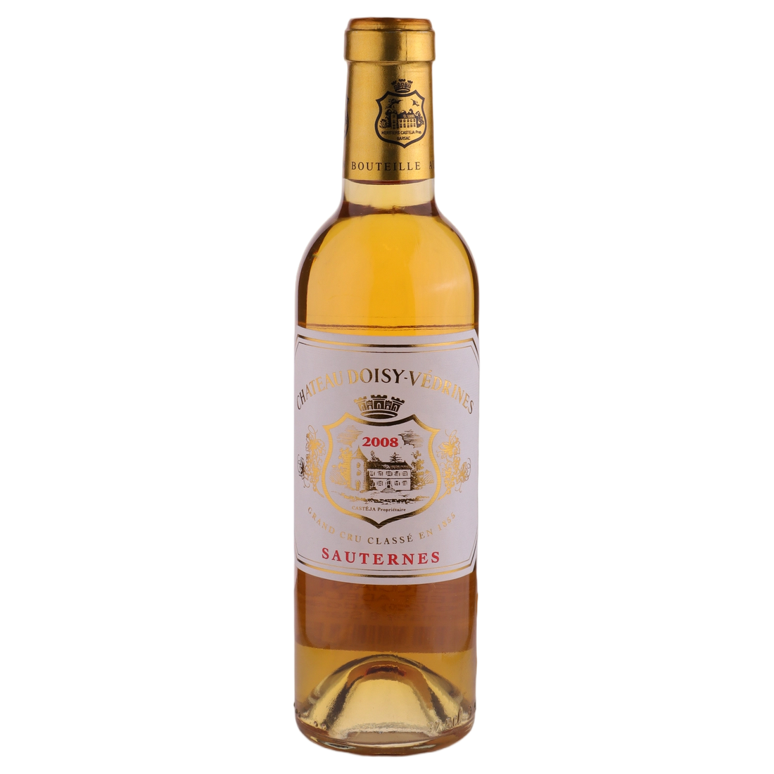 A bottle of 2008 Château Doisy Védrines Grand Cru Classé En 1855 375ml White Wine