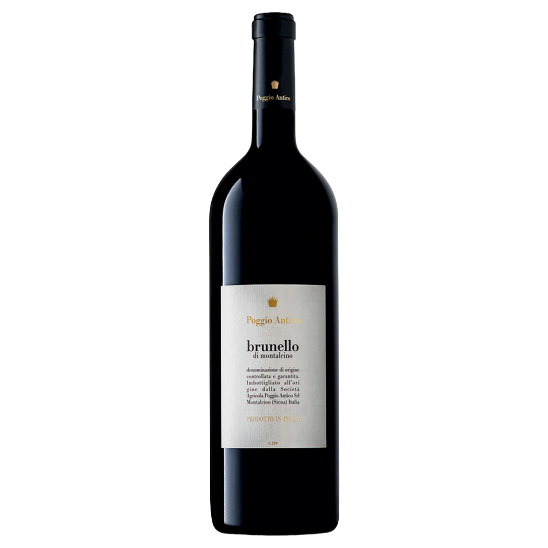 A bottle of 2017 Poggio Antico Brunello di Montalcino DOCG 750ml Red Wine