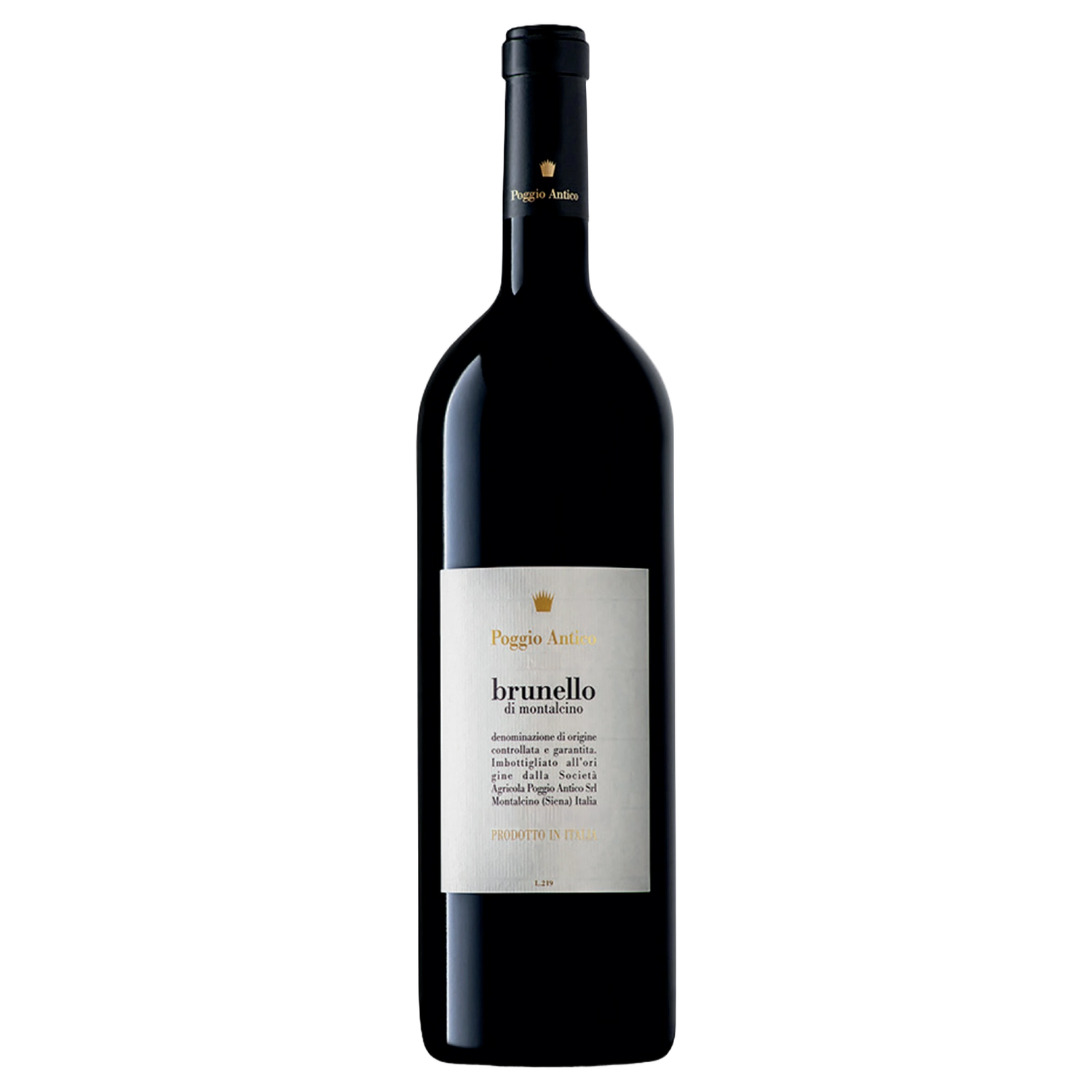 A bottle of 2017 Poggio Antico Brunello di Montalcino DOCG 750ml Red Wine