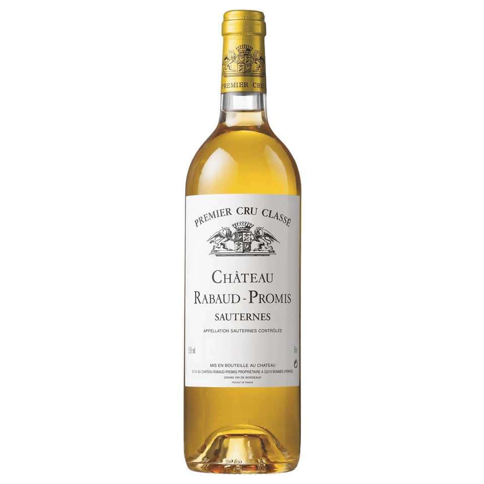 A bottle of 2015 Château Rabaud Promis Sauternes 1er Grand Cru Classé 1855 375ml White Wine