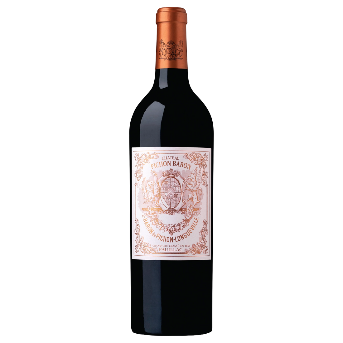 A bottle of 2020 Château Pichon Longueville Baron 2ème Cru G.C.C 750ml Red Wine