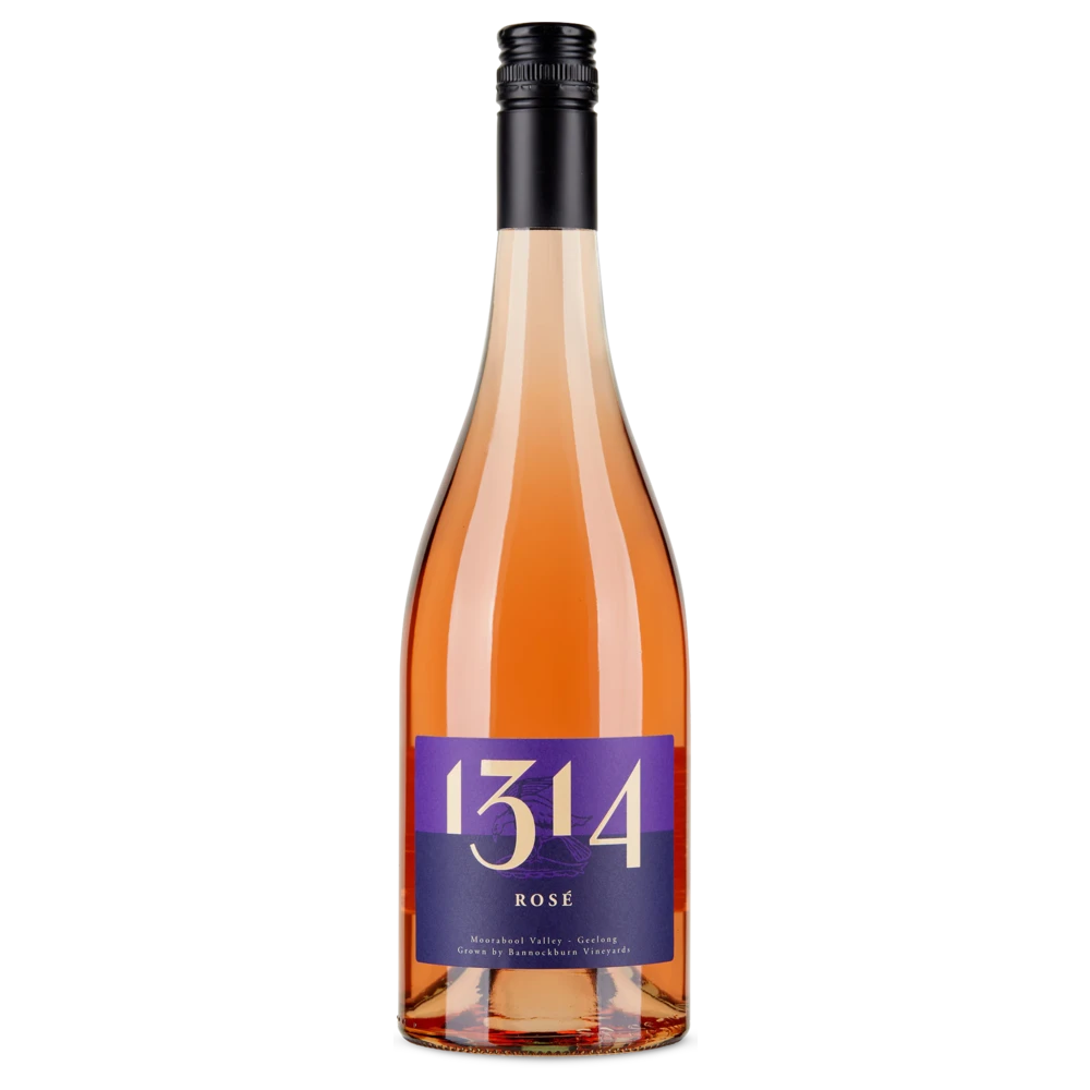 A bottle of 2025 Bannockburn 1314 Rosé 750ml Rose Wine