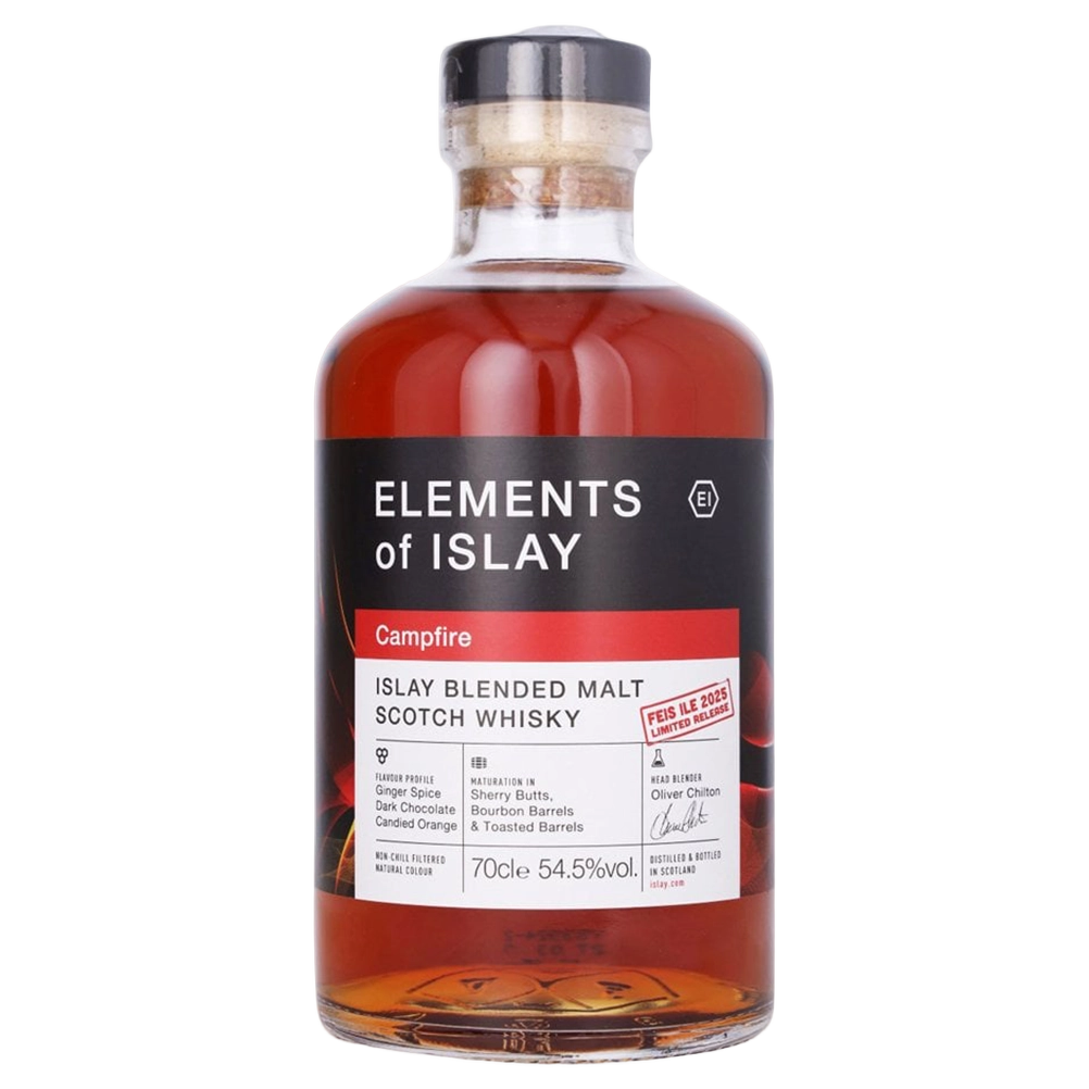 A bottle of Elements of Islay Campfire (Limited Release) 54.5% 700ml