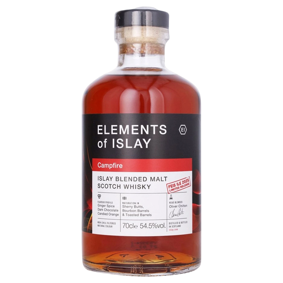 A bottle of Elements of Islay Campfire (Limited Release) 54.5% 700ml