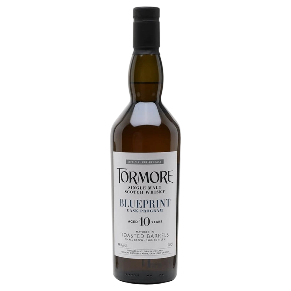 A bottle of Tormore Blueprint: Toasted Barrel 10YO 48% 700ml