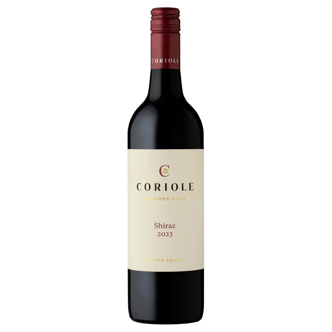 A bottle of 2023 Coriole Estate Shiraz 750ml Red Wine