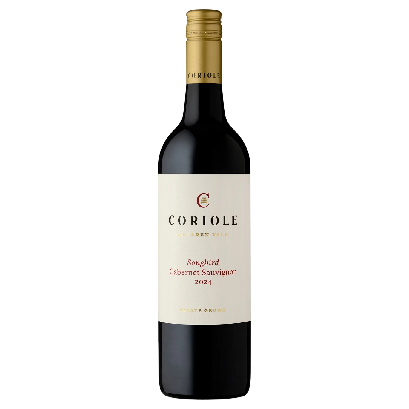 A bottle of Coriole Songbird Cabernet Sauvignon 2024 750ml Red Wine