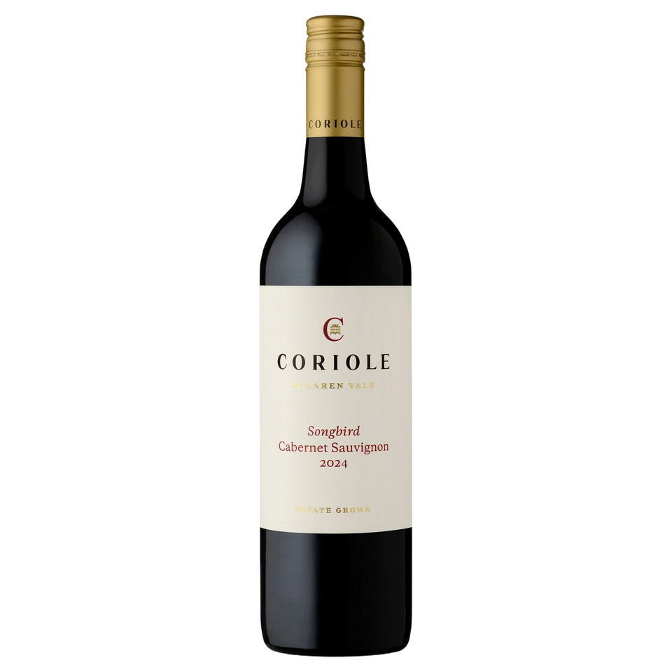 A bottle of Coriole Songbird Cabernet Sauvignon 2024 750ml Red Wine