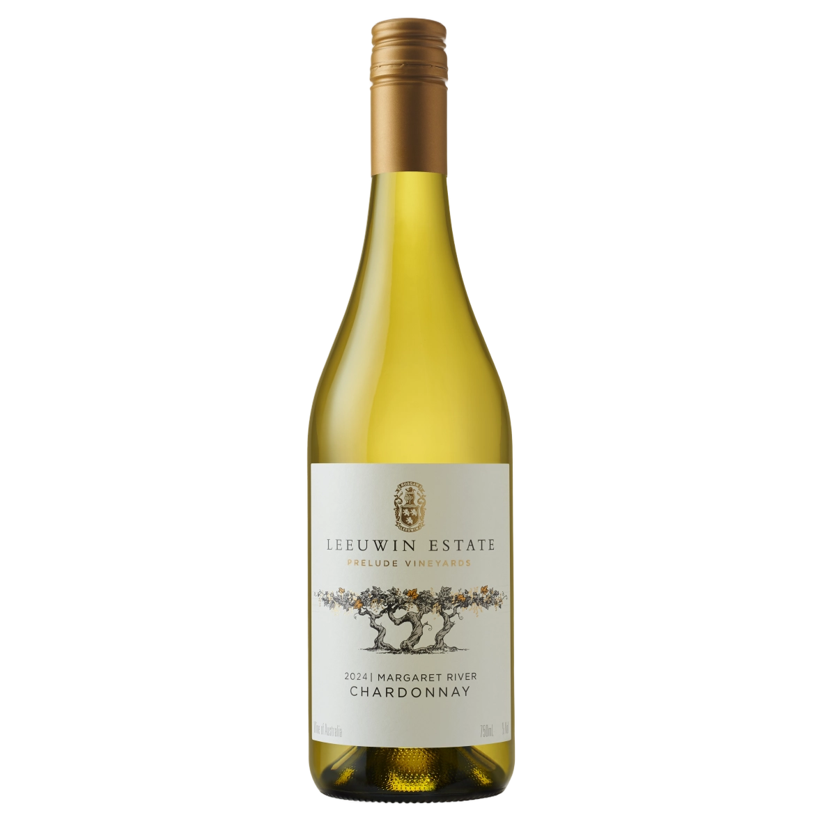 A bottle of Leeuwin Estate Prelude Chardonnay 2024 750ml White Wine