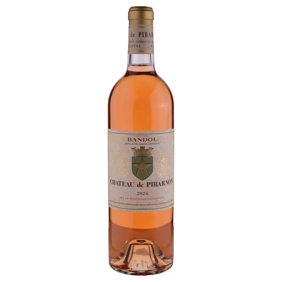 A bottle of 2024 Château de Pibarnon Bandol Rosé 750ml Rose Wine