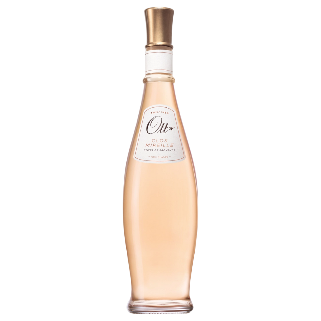 A bottle of 2024 Dom.Ott Clos Mireille Rose 750ml Rose Wine