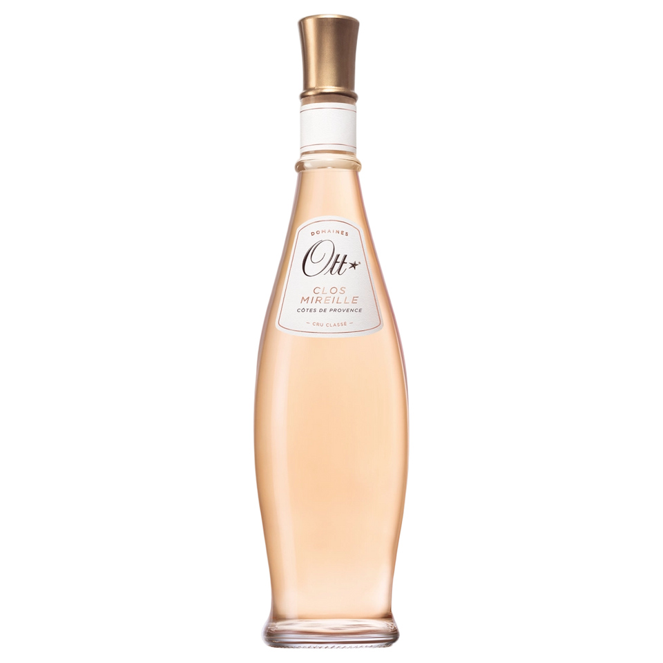 A bottle of 2024 Dom.Ott Clos Mireille Rose 750ml Rose Wine