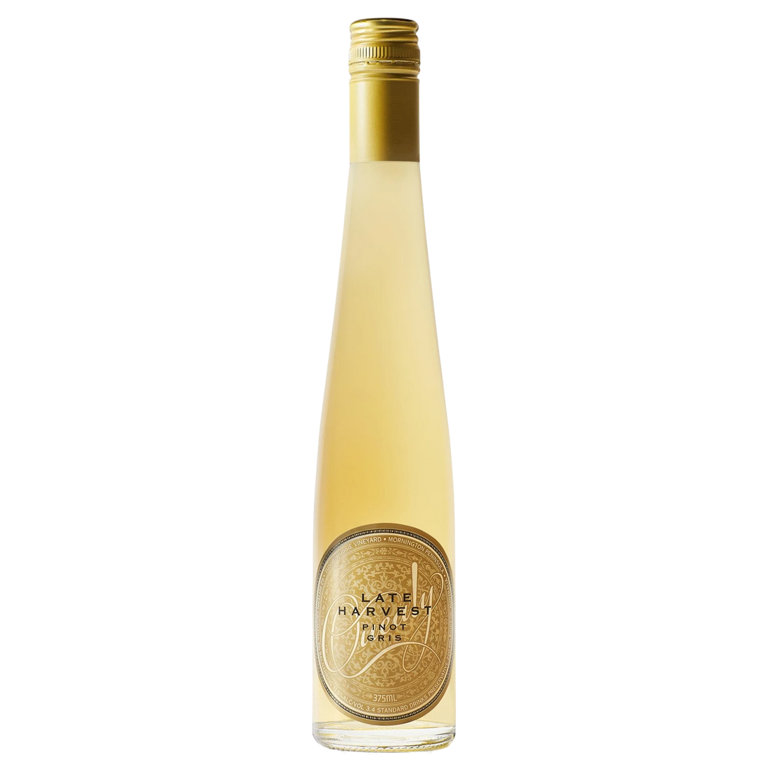 A bottle of 2025 Quealy Musk Creek Late Harvest Pinot Gris () 375ml White Wine