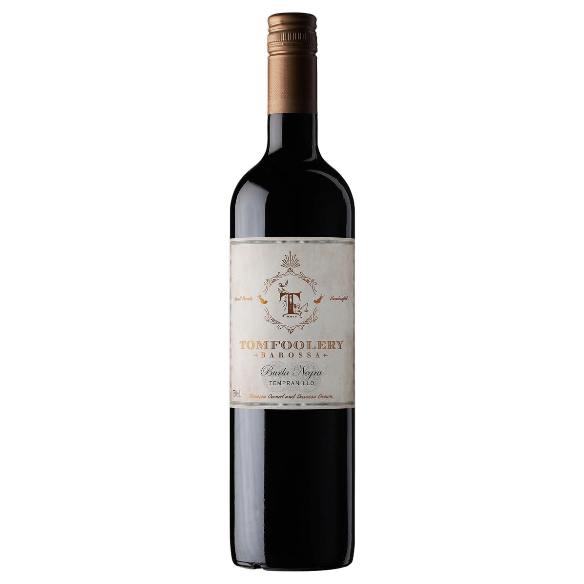 A bottle of 2024 Tomfoolery Burla Negra Tempranillo 750ml Red Wine