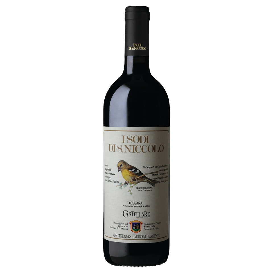 A bottle of 2018 Castellare di Castelina I Sodi di S. Niccolo Toscana IGT 750ml Red Wine