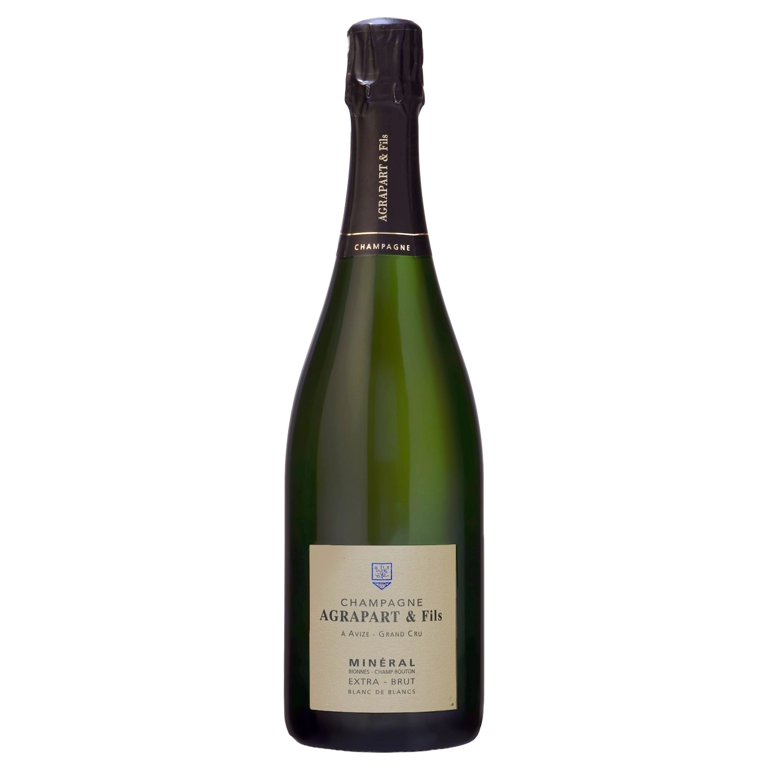 A bottle of 2019 Champagne Pascal Agrapart Grand Cru Minéral Blanc de Blancs (Disg. Jun 25) 750ml Sparkling Wine
