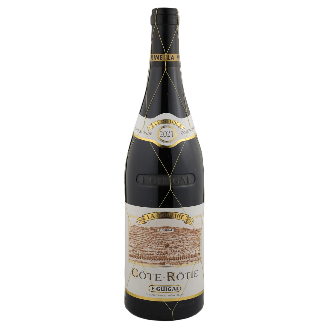 A bottle of 2021 E. Guigal Côte-Rôtie ‘La Mouline’ 750ml Red Wine