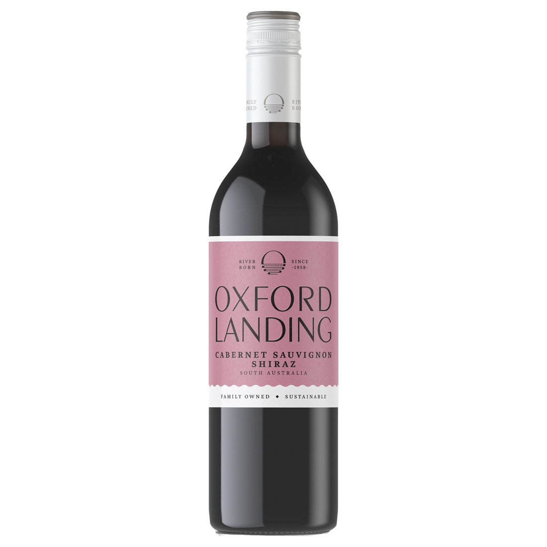 A bottle of 2024 Oxford Landing Cabernet Sauvignon Shiraz 750ml Red Wine