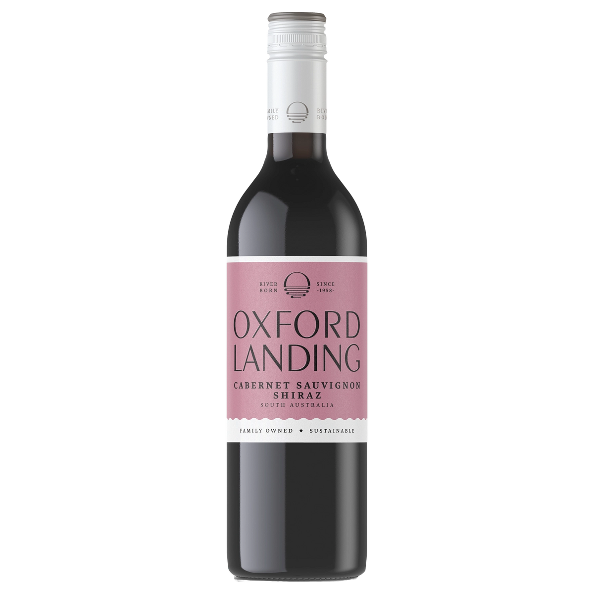 A bottle of 2024 Oxford Landing Cabernet Sauvignon Shiraz 750ml Red Wine