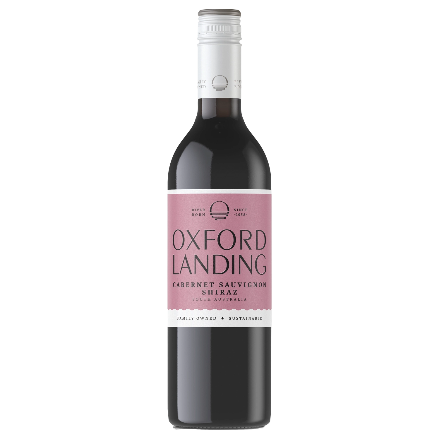 A bottle of 2024 Oxford Landing Cabernet Sauvignon Shiraz 750ml Red Wine