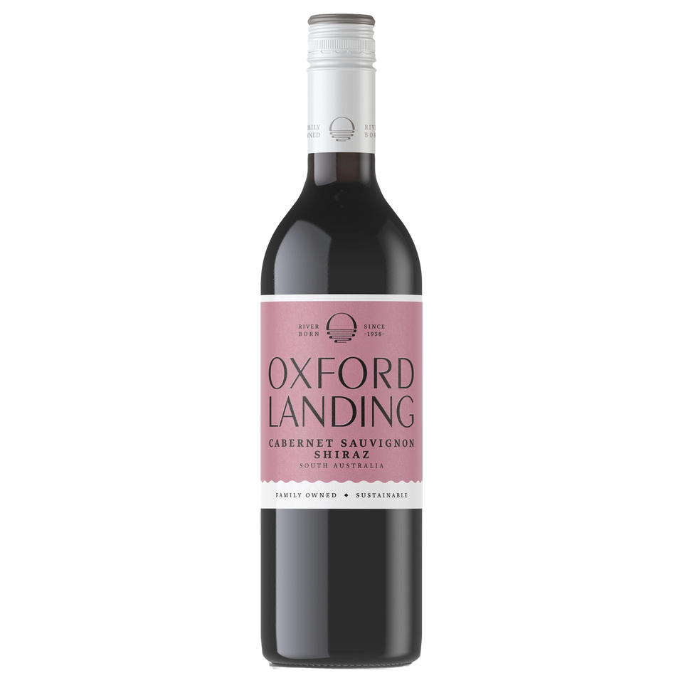 A bottle of 2024 Oxford Landing Cabernet Sauvignon Shiraz 750ml Red Wine