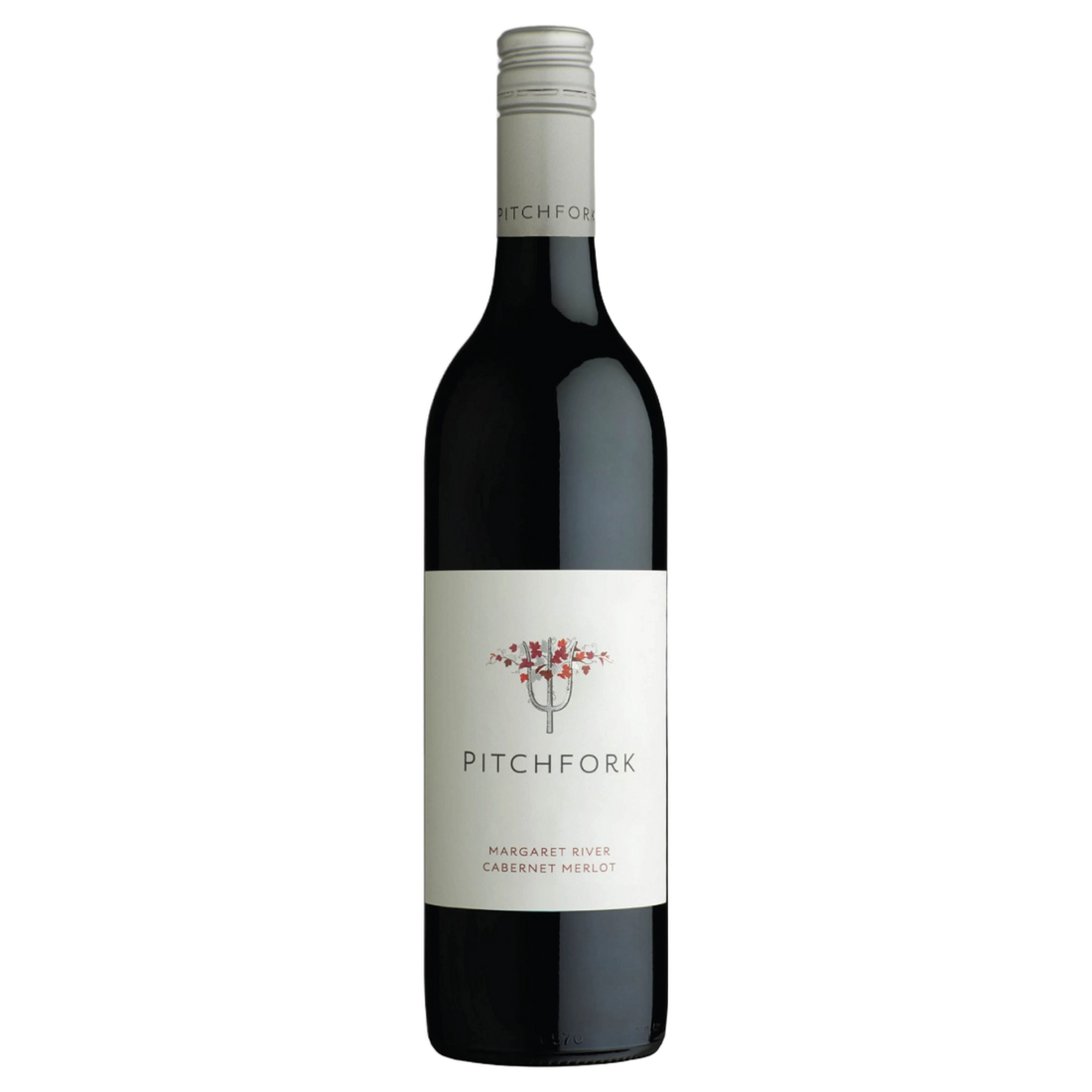 A bottle of 2023 Pitchfork Cabernet Merlot 750ml Red Wine