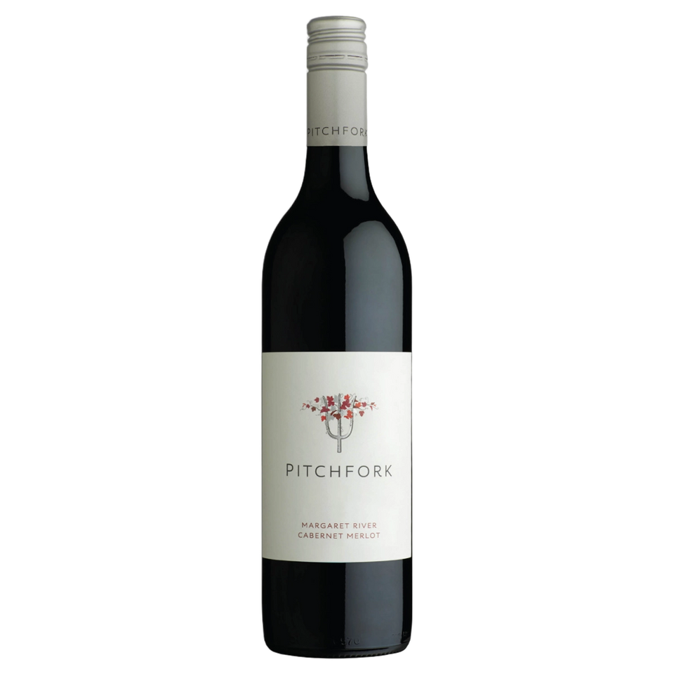 A bottle of 2023 Pitchfork Cabernet Merlot 750ml Red Wine