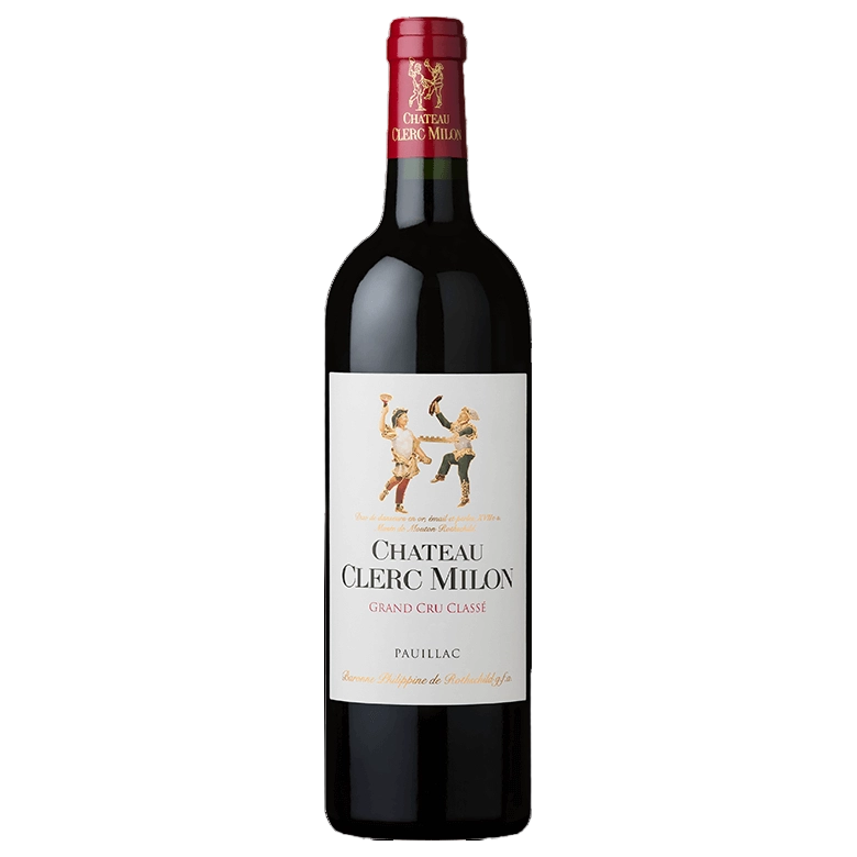 A bottle of 2023 Chateau Clerc Milon 375ml Red Wine