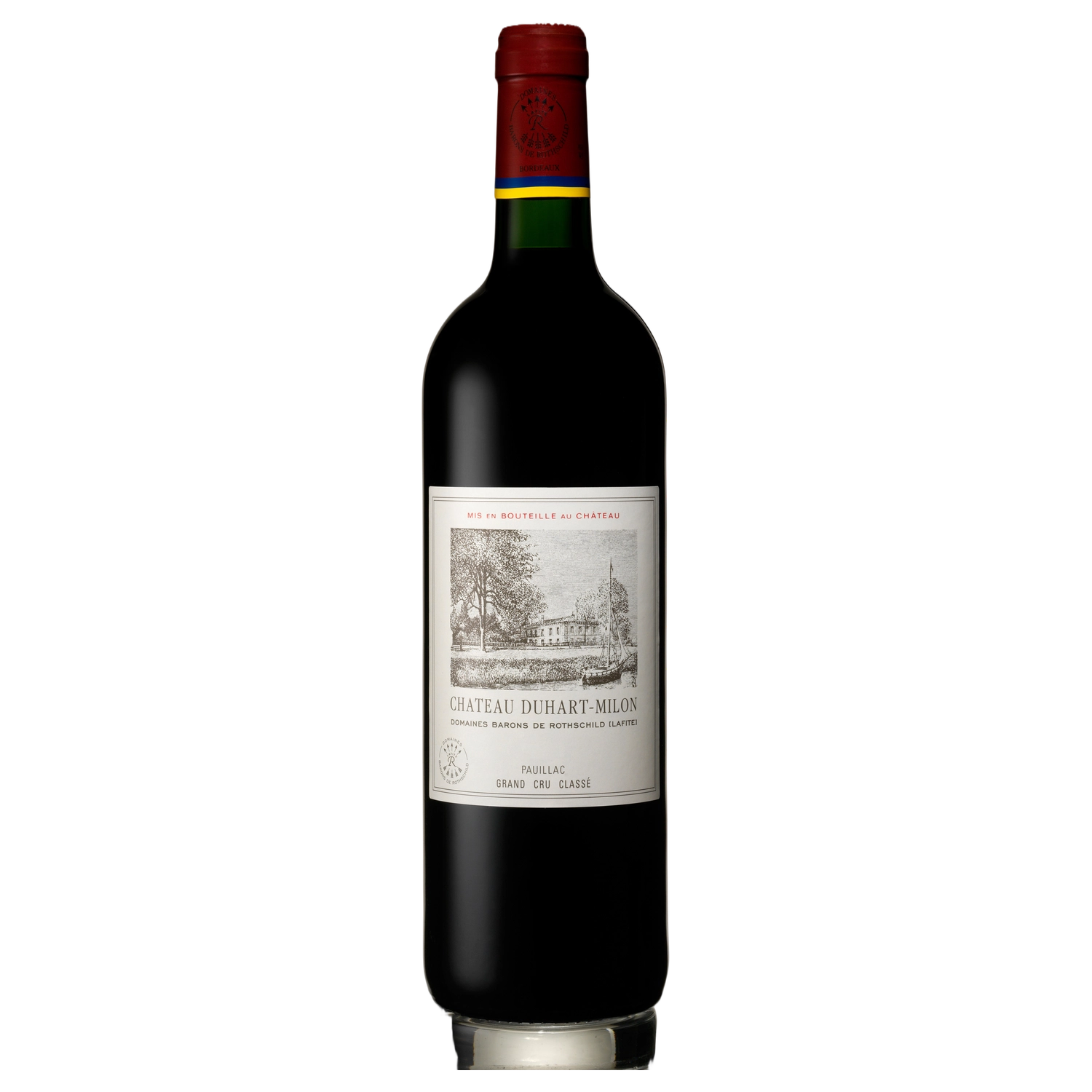 A bottle of 2023 Chateau Duhart Milon 375ml Red Wine