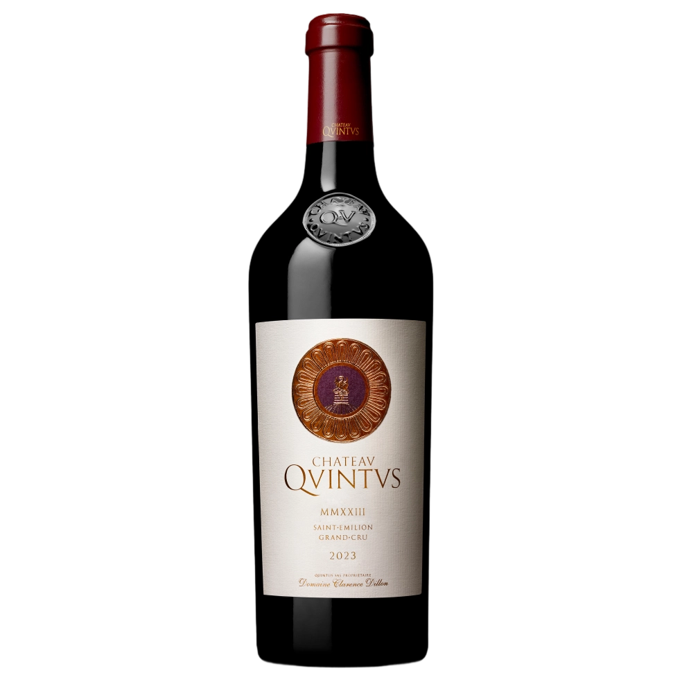 A bottle of 2023 Chateau Quintus 750ml Red Wine