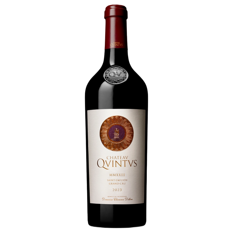 A bottle of 2023 Chateau Quintus 750ml Red Wine