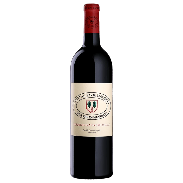 A bottle of 2004 Chateau Pavie Macquin 750ml Red Wine