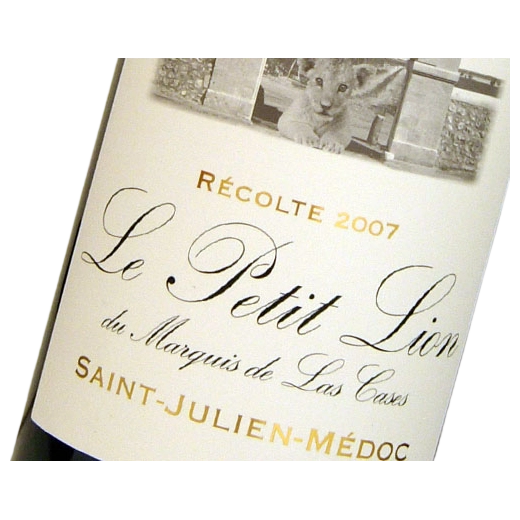 A bottle of 2023 Petit Lion Marquis Las Cases 750ml Red Wine