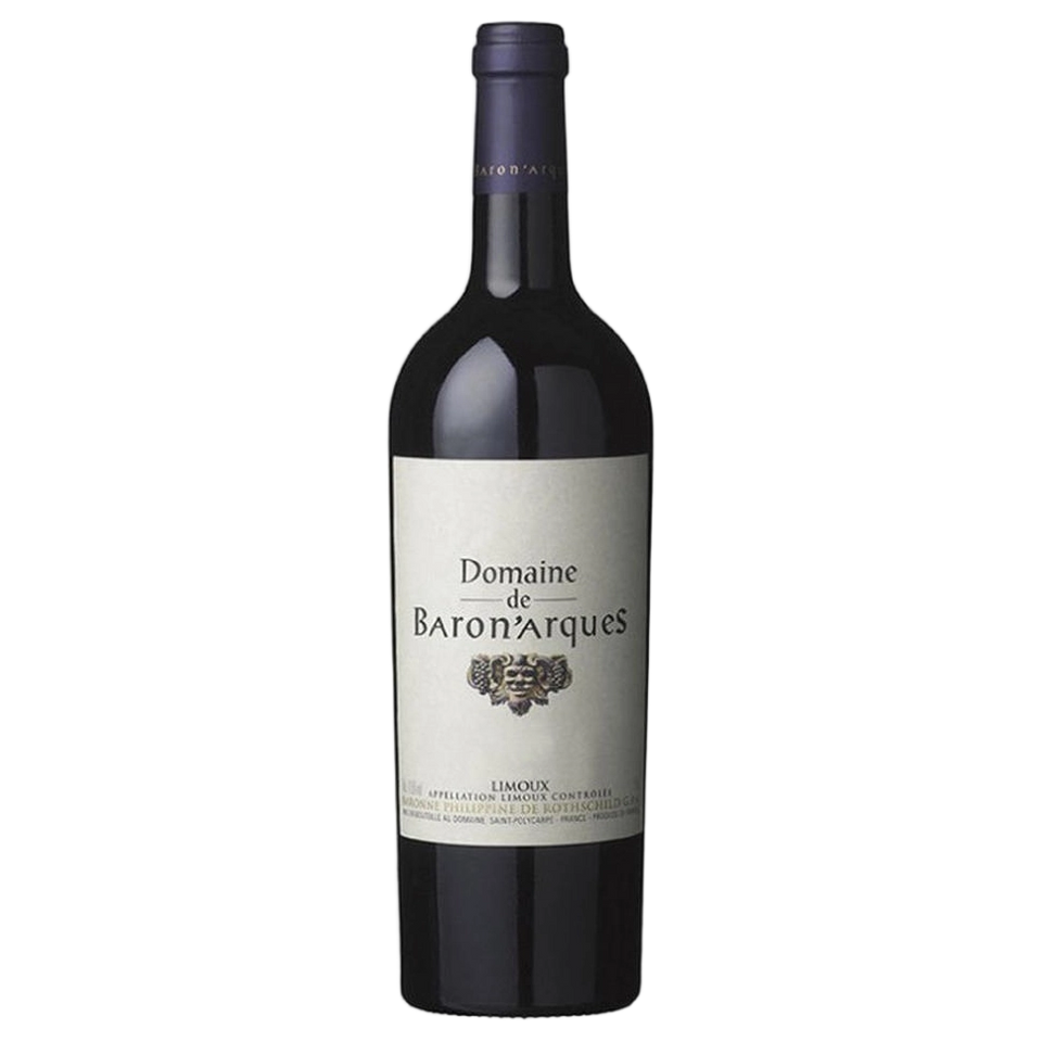 A bottle of 2023 Domaine De Baronarques 750ml Red Wine