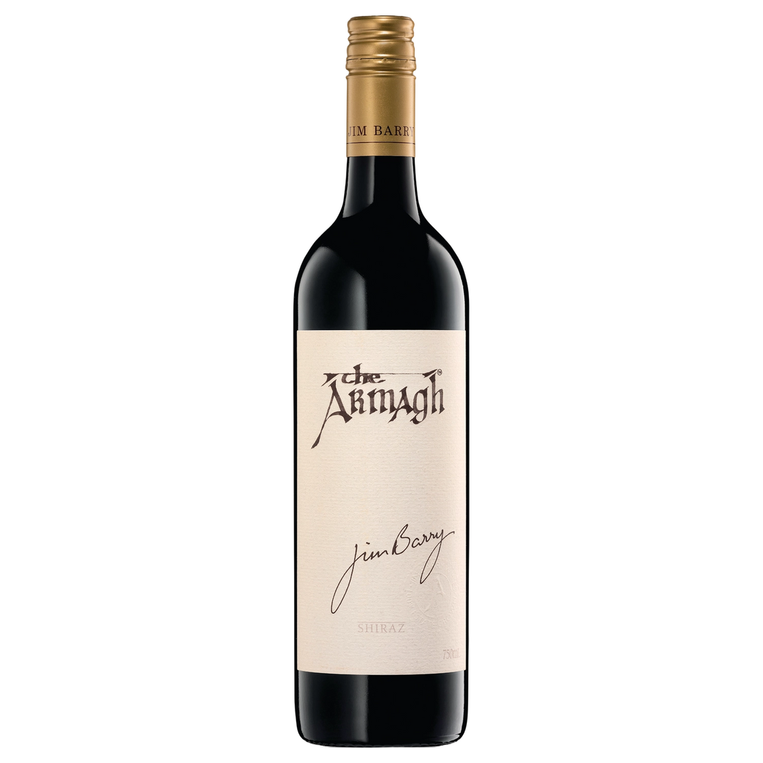 A bottle of 2022 Jim Barry The Armagh Shiraz 750ml Red Wine