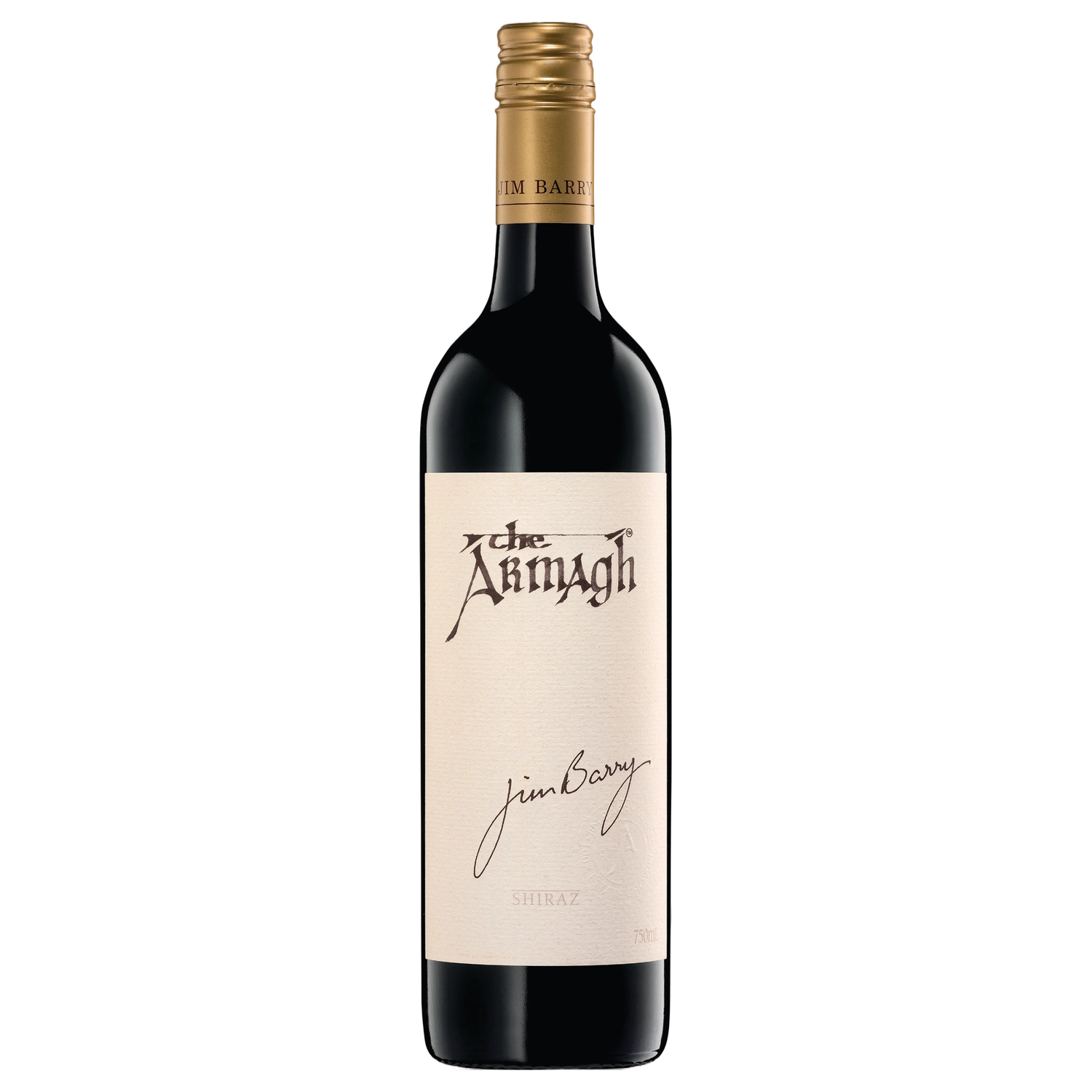 A bottle of 2022 Jim Barry The Armagh Shiraz 750ml Red Wine