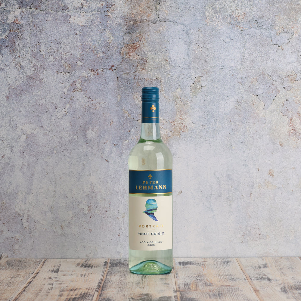 A bottle of Peter Lehmann Portraits Pinot Grigio 2025 750ml White Wine
