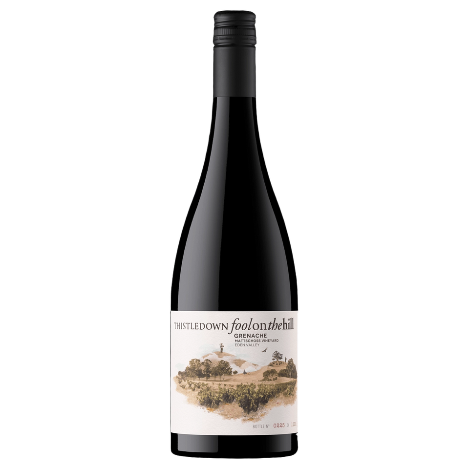 A bottle of Thistledown The Fool On The Hill Grenache 2024 750ml Red Wine