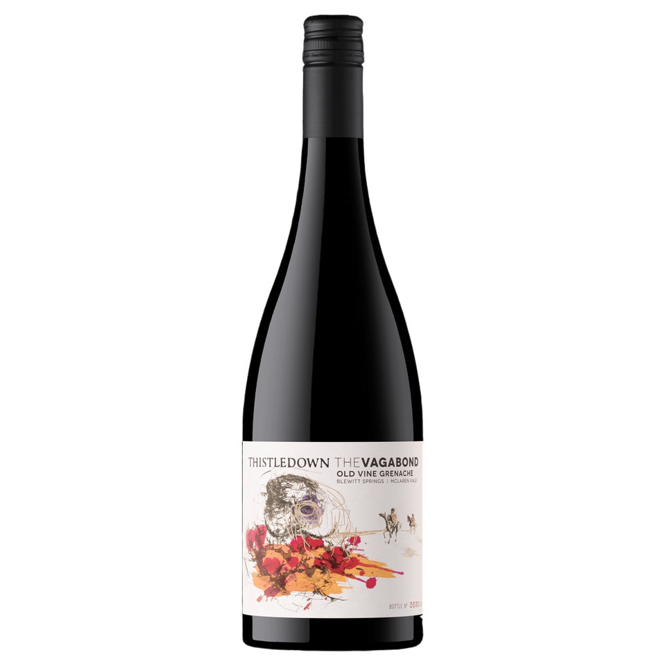 A bottle of 2023 Thistledown The Vagabond Grenache 750ml Red Wine