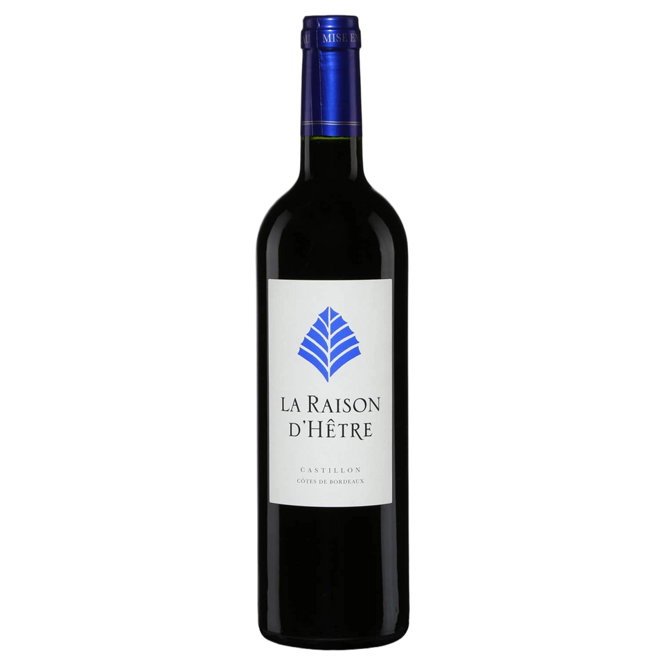 A bottle of 2022 La Raison D'Hetre 750ml Red Wine