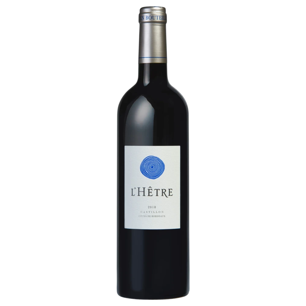 A bottle of 2022 L'Hetre 750ml Red Wine