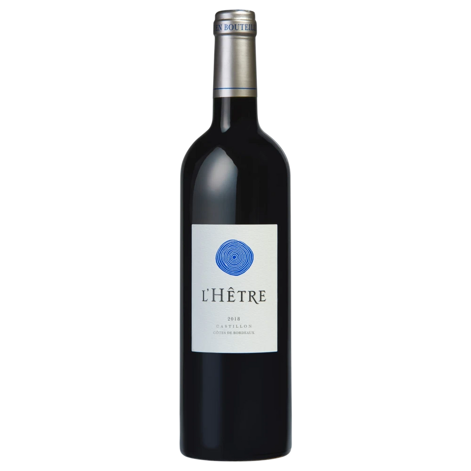A bottle of 2022 L'Hetre 750ml Red Wine